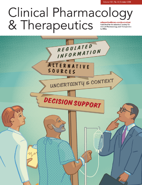 Clinical Pharmacology & Therapeutics issue October 2026